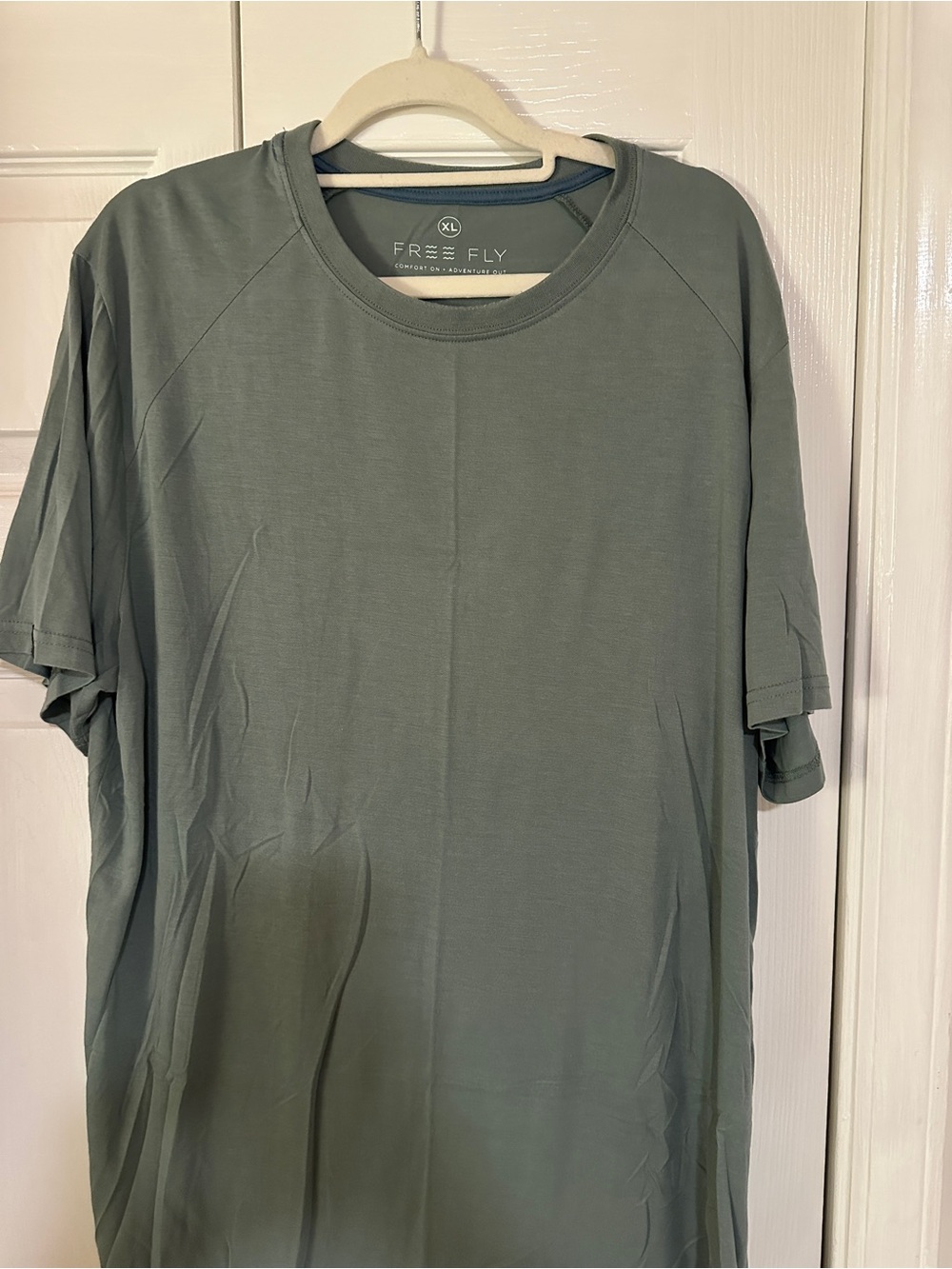 Men’s FreeFly T-Shirt — Sage Green/Grey
